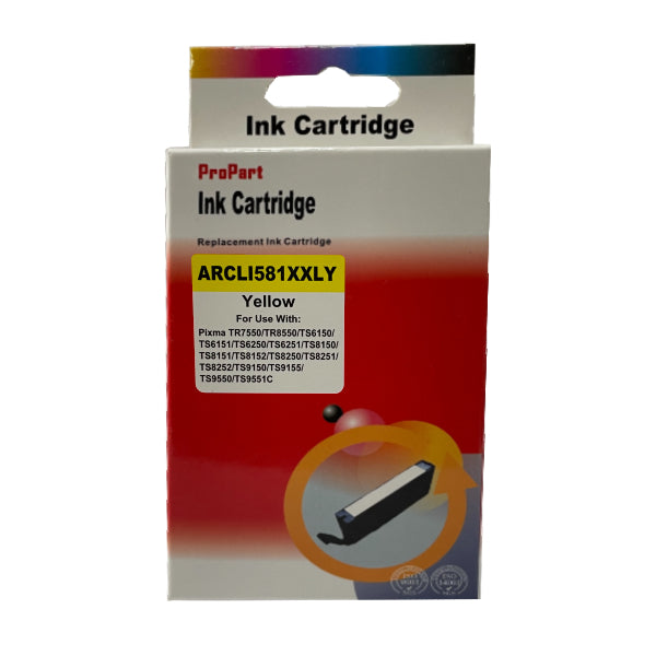 Cartuccia Yellow Compatibile ARP-GI581 XXL Y x Stampante Canon Cartuccia Yellow Compatibile ARP-GI581 XXL Y x Stampante Canon